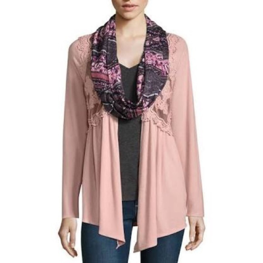 Self Esteem Womens Long Sleeve Cardigan-Juniors